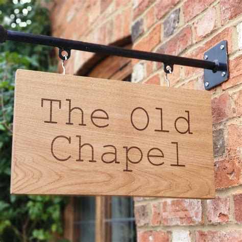 two sided outdoor hanging sign